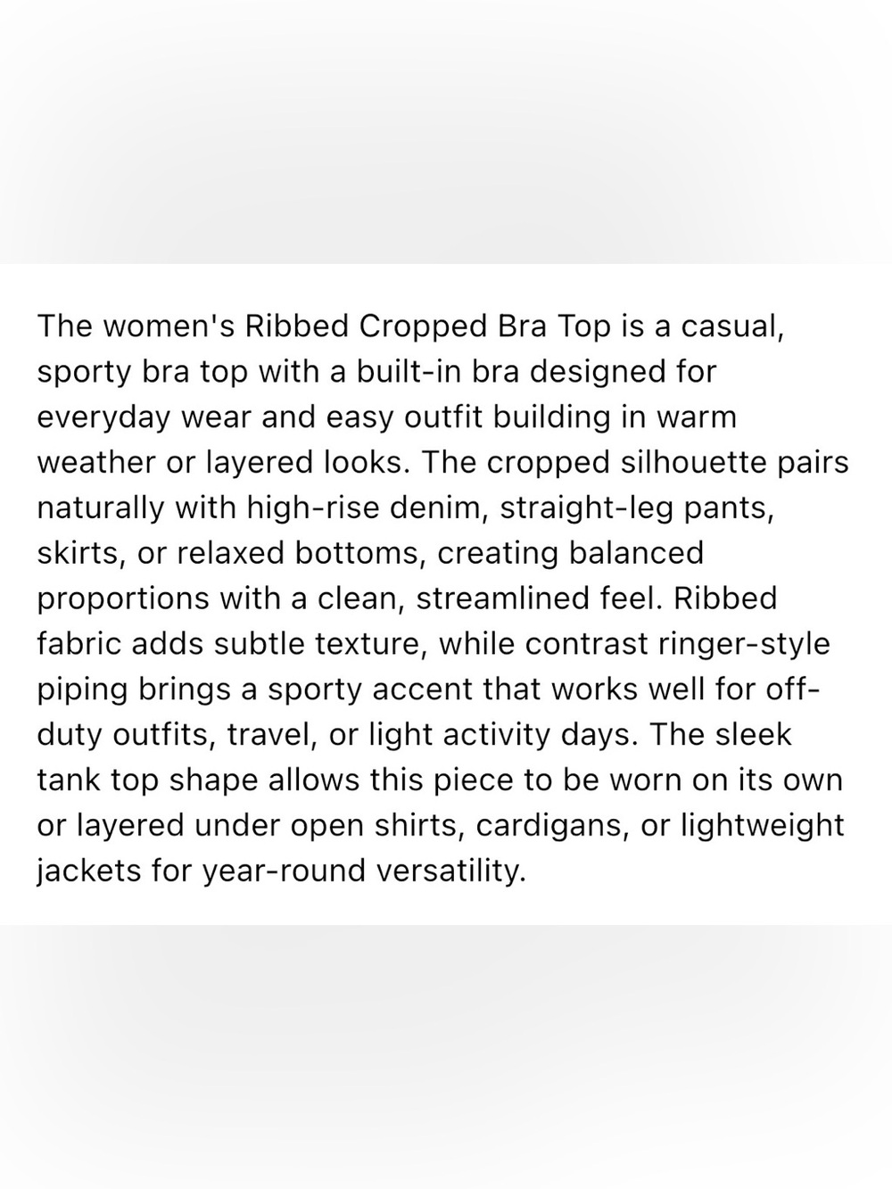 Uniqlo cropped tank top - Picture 10 of 12
